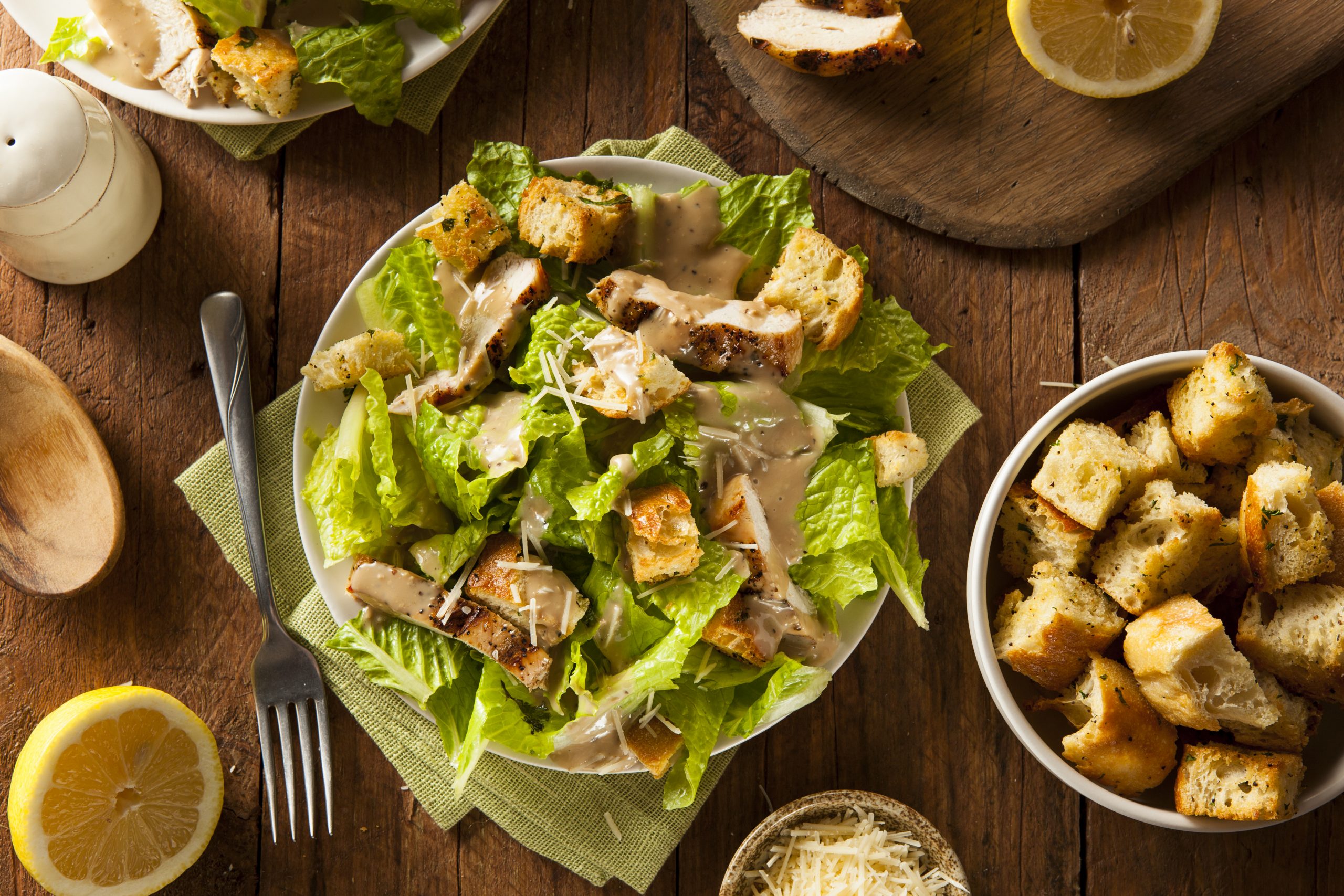 CAESAR SALAD WITH MILK KEFIR DRESSING Quality Kefir